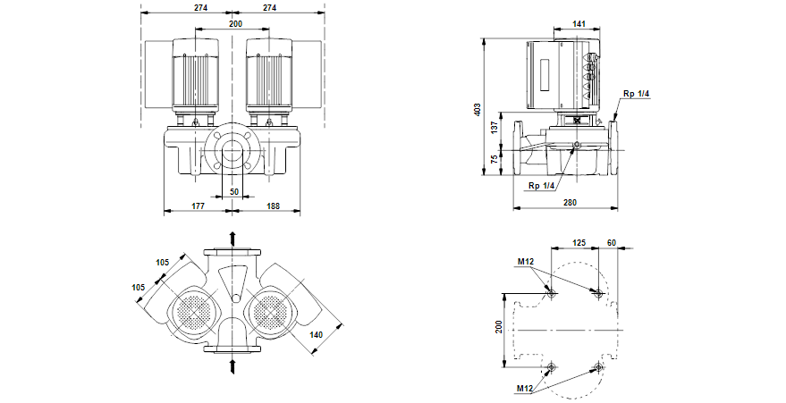 Пример схемы или чертежа